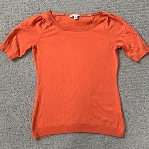 Get ready for fall in the south with this jewel tone BR Silk Blend S/S Sweater